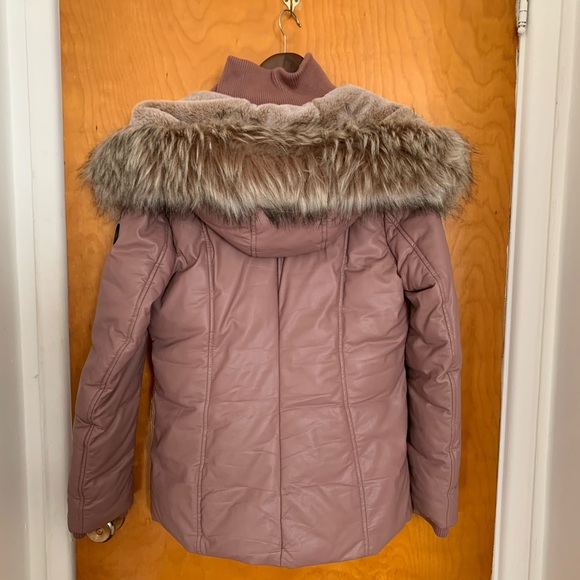 Noize | Gisele-X | Faux fur Hooded Parka Coat | Pink | Excellent condition - Picture 6 of 9